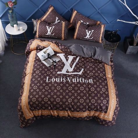 louis vuitton bed set full size|louis vuitton bed sheet set.